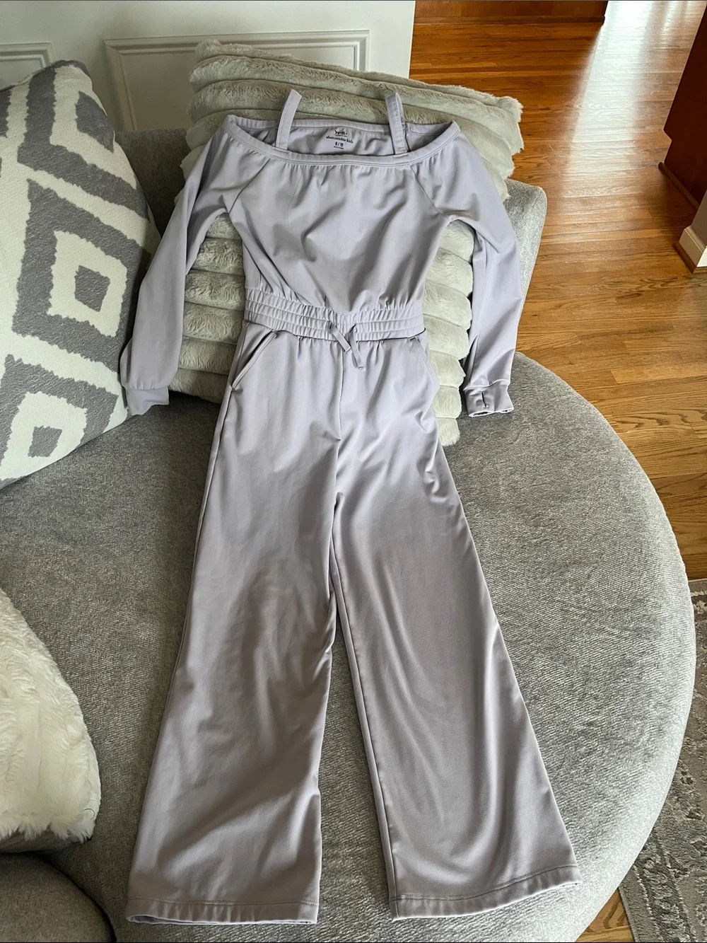 Off-Shoulder Wide-Leg Jumpsuit